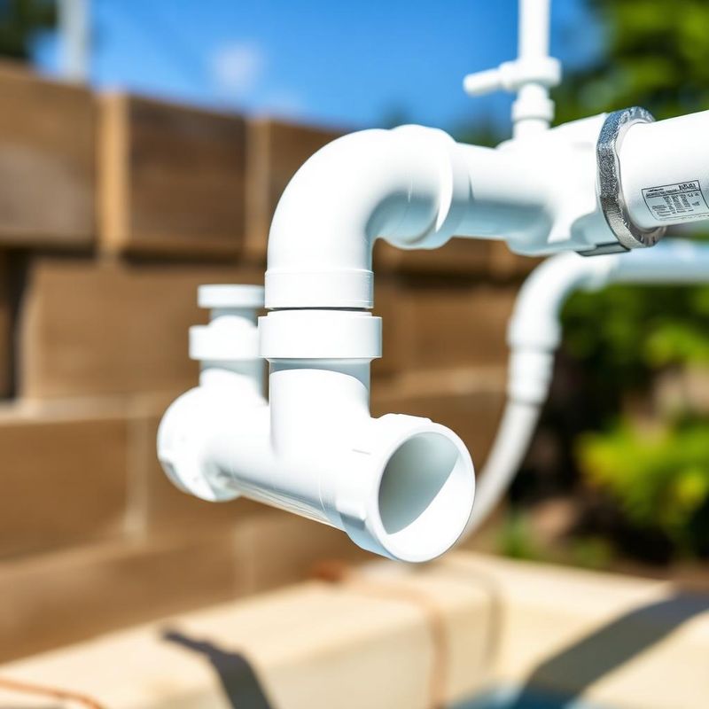 Above-ground hard plumbing rebuild Rigid PVC hard-plumbed above-ground pool filter and pump installation